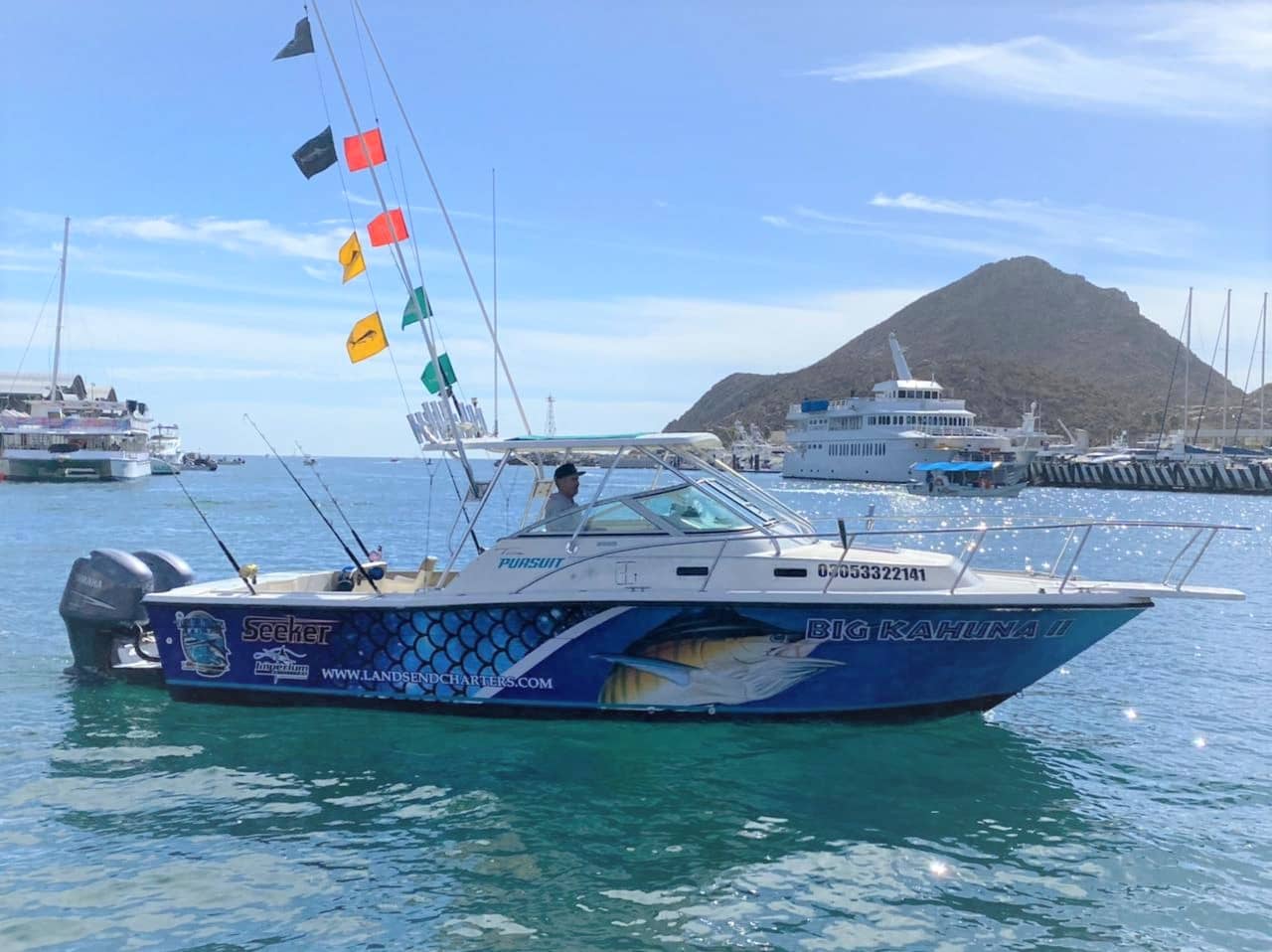 New Jersey Shark Charter Fishing Boat Sailing out of Point